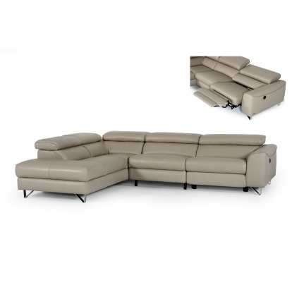 VIG Furniture Taupe Sectional Sofa SKU VGKNE9112-LAF - Product ID 77445
