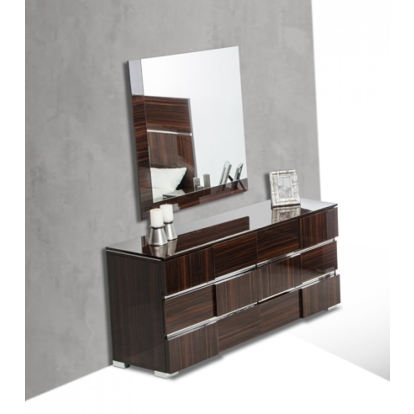 VIG Furniture Ebony Mirror SKU VGACPICASSO-MIR-EBN - Product ID 17009