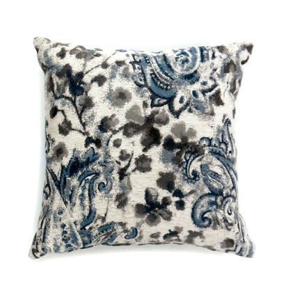 Furniture of America Ria Transitional Polyester Gray-Blue Pillow (2-Box) Model PL6020