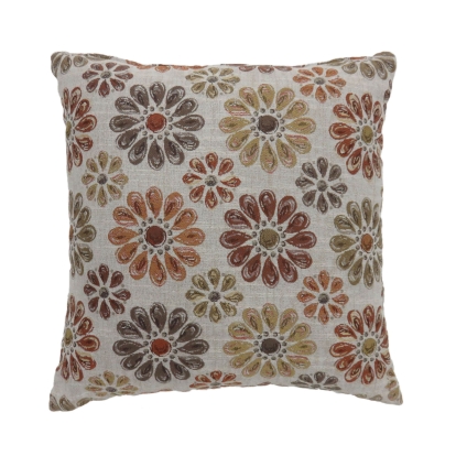 Kyra Orange/Multi 17" X 17" Pillow Model PL6024OR-S-2PK by Furniture of America