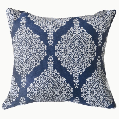 Furniture Of America Ida Contemporary Cotton, Polyester Blue Pillow (2/Box) | PL670