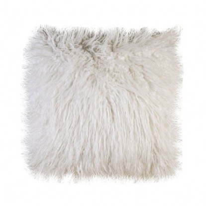 Furniture Of America Sheri Contemporary Polyester White Throw Pillow | PL8018-2PK