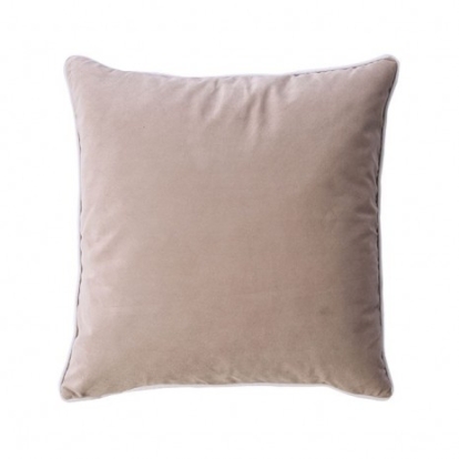 Furniture Of America Fawn Contemporary Polyester Velvet Sand Throw Pillow | PL8031-2PK