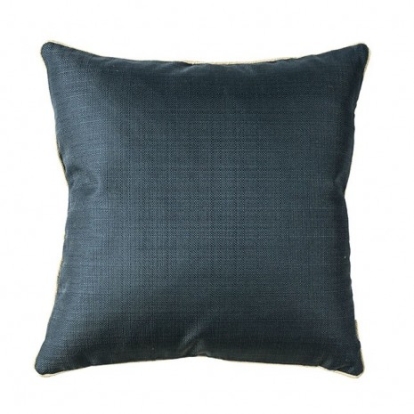 Furniture Of America Dee Contemporary Polyester Velvet Indigo Throw Pillow | PL8035-2PK