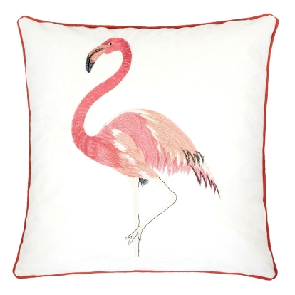 Lina Ivory/Pink 20" X 20" Pillow Model PL8045-2PK by Furniture of America