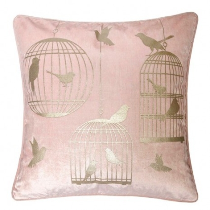 Furniture Of America Rina Transitional Polyester Velvet Light Pink Accent Pillow | PL8047-2PK