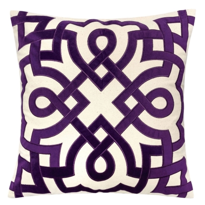 Jorja Beige/Purple 20" X 20" Pillow Model PL8062-2PK by Furniture of America