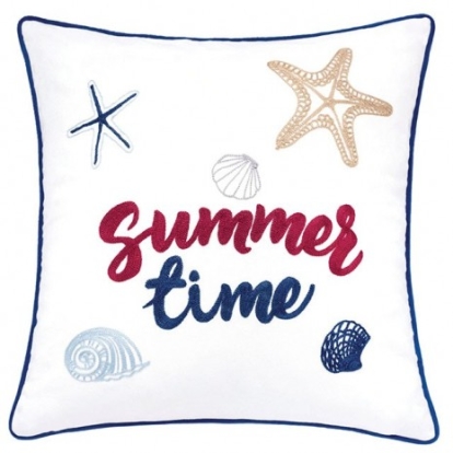 Furniture Of America Emmie Novelty Cotton White/Multi Accent Pillow | PL8082-2PK