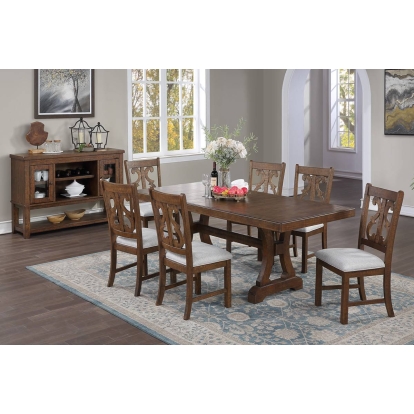 Poundex Dining Table Model F2583