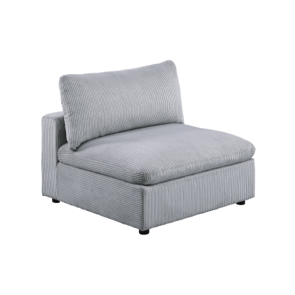 Poundex Armless Chair Model F8895