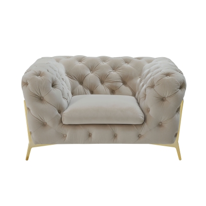 VIG Furniture Beige Lounge Chair SKU VGKNK8520-BEI-CH - Product ID 79199
