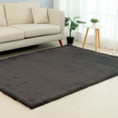 Furniture Of America Caparica Contemporary 100% Polyester Charcoal Area Rug | RG4140