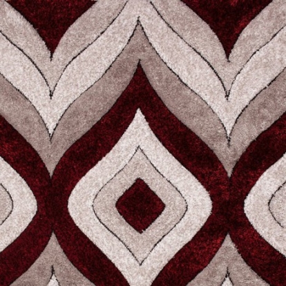 Furniture of America Hepsiba Contemporary Polyester Drop Wine Area Rug Model RG4149