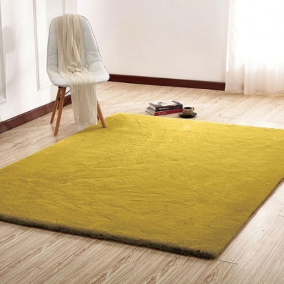 Furniture Of America Caparica Contemporary 100% Polyester Gold Area Rug | RG4152