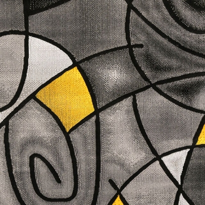Sivas Charcoal Yellow 8' X 10' Area Rug Model RG5188M by Furniture of America
