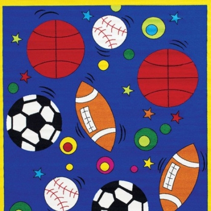 Furniture Of America Abbey Contemporary Nylon Sports Area Rug | RG5211