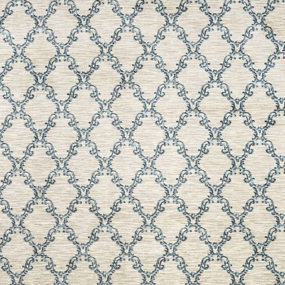 Furniture Of America Acanthus Contemporary Nylon Light Gray/Blue Area Rug | RG8137