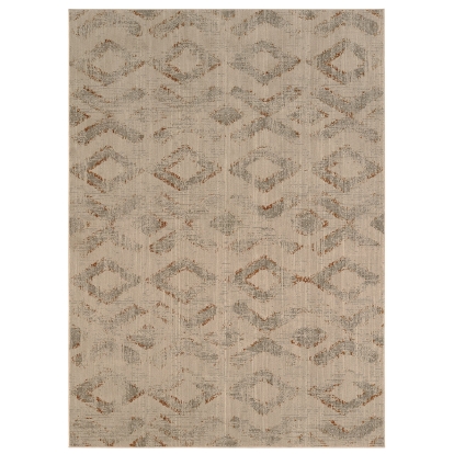 Wilhelm Obelisk Gray 5'3 X 7'6" Area Rug Model RG8166S by Furniture of America