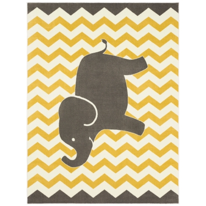 Baron Yellow/Gray Yellow/Gray 5' X 8' Model RG8200 by Furniture of America
