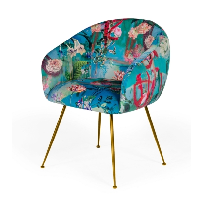 VIG Furniture Blue Lounge Chair SKU VGEUMC-9292CH-A-GL-CH - Product ID 78557