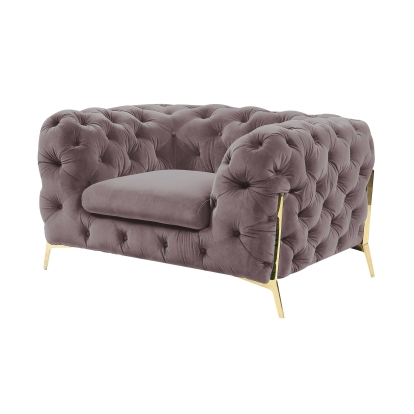 VIG Furniture Grey Lounge Chair SKU VGCA1346-SIL-CH - Product ID 73698