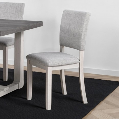 Furniture Of America Sauro Transitional Engineered Wood, Fabric, Foam, Paper, Rubberwood Gray Upholstered Side Chair (4/Ctn) | SL3405GY-SC-4PK