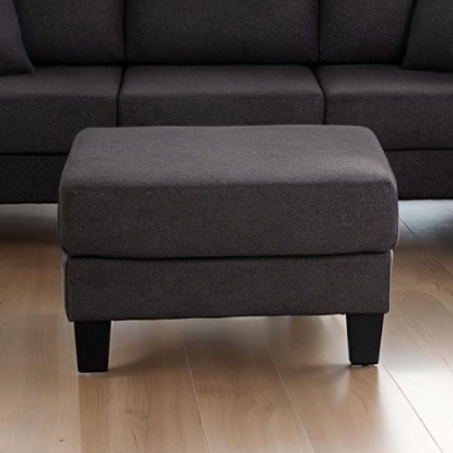 Furniture Of America Cinderford Contemporary Engineered Wood, Fabric, Others Dark Gray Storage Ottomen | SL6936DG-OT