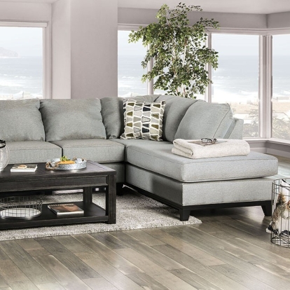 Bridie Gray Sectional Model SM1117-SECT by Furniture of America