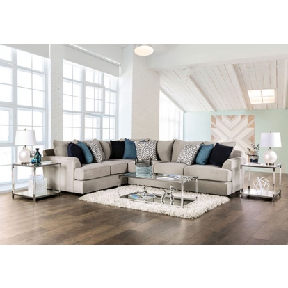 Gunnersbury Gray Sectional Model SM1120-SECT by Furniture of America