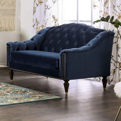Martinique Blue Loveseat Model SM2230-LV by Furniture of America