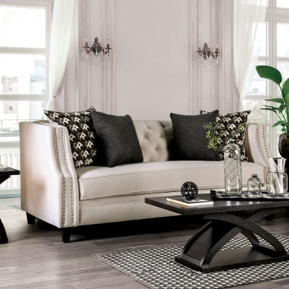 Aniyah Beige Sofa Model SM2683-SF by Furniture of America