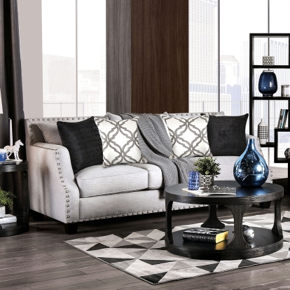 Phoibe Gray Sofa Model SM3077-SF by Furniture of America