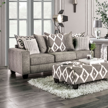 Basie Gray Sofa Model SM5156-SF by Furniture of America