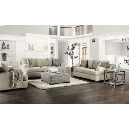 Salisbury Cream Loveseat Model SM5409-LV by Furniture of America