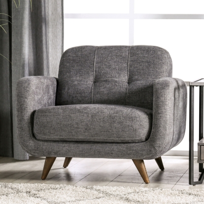Siegen Gray Chair Model SM6044-CH by Furniture of America