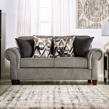 Delgada Graphite Loveseat Model SM7750-LV by Furniture of America
