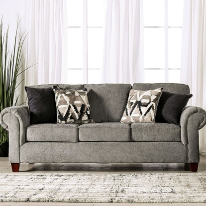 Delgada Graphite Sofa Model SM7750-SF by Furniture of America