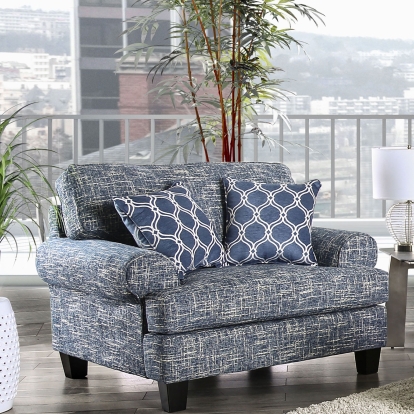 Pierpont Blue Chair Model SM8010-CH by Furniture of America