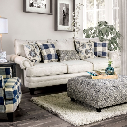 Nash Ivory Sofa Model SM8101-SF by Furniture of America