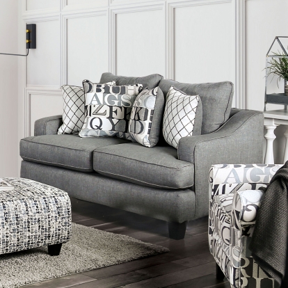 Verne Bluish Gray Loveseat Model SM8330-LV by Furniture of America