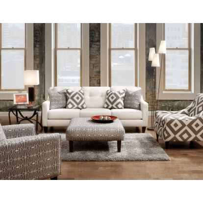 Parker Ivory Sofa with Loveseat Model SM8563-2PC by Furniture of America