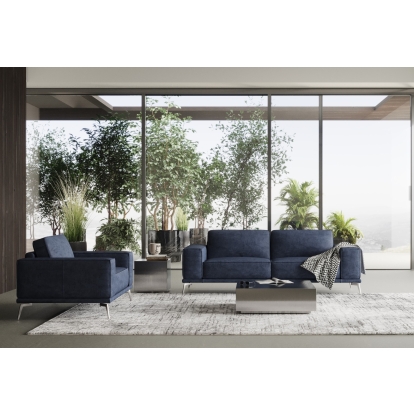 VIG Furniture Blue Sofa SKU VGCCSOHO-SF-BLUE-S - Product ID 79359