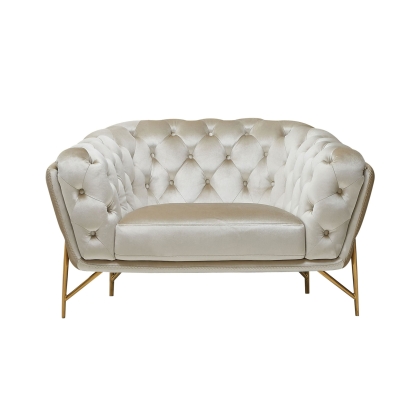 VIG Furniture Beige Lounge Chair SKU VGCA2020-BEIGE-CH - Product ID 78656
