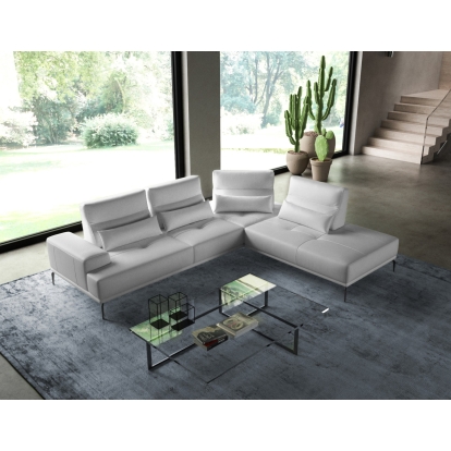 VIG Furniture White Sectional Sofa SKU VGCCSUNSET-RAF-WHT-SECT - Product ID 79041