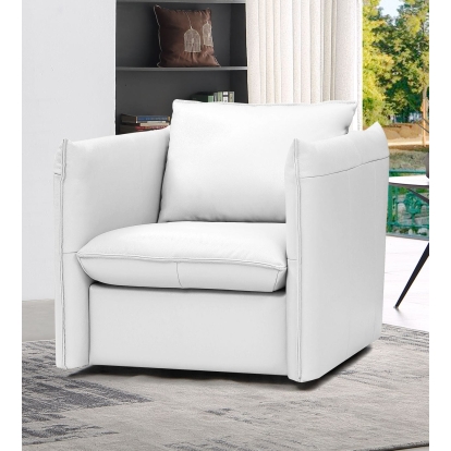 VIG Furniture White Lounge Chair SKU VGEVN912-WHT-CH - Product ID 78579