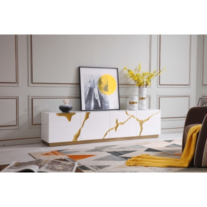 VIG Furniture White TV Stand SKU VGVCTV1801-WHT - Product ID 75642