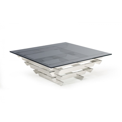 VIG Furniture Grey Coffee Table SKU VGVCCT869-SMK-SIL-CT - Product ID 72794
