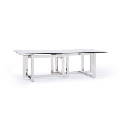 VIG Furniture Clear Glass Coffee Table SKU VGVCCT856 - Product ID 72196
