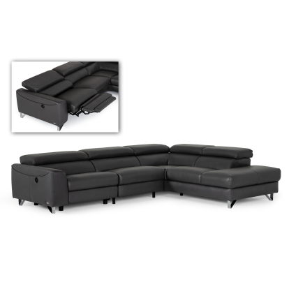 VIG Furniture Dark Grey Sectional Sofa SKU VGKNE9112-GRY-KE001-RAF - Product ID 81640