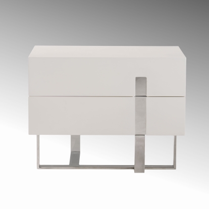 VIG Furniture White Nightstand SKU VGCN1302H-P01 - Product ID 15509A